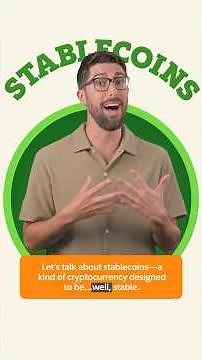 Stablecoins: crypto designed to be stable.