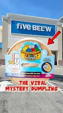 FIVE BELOW MYSTERY DUMPLING 🥟 #shorts #unboxing #shoppinghaul #ytshorts