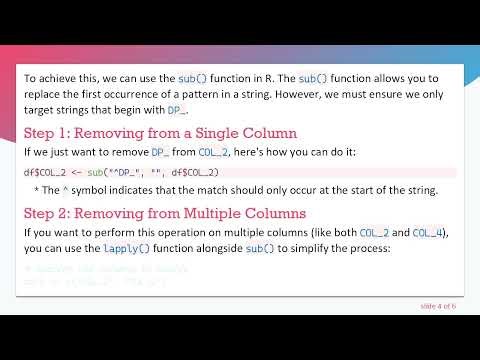 How to Remove Prefixes from Strings in an R Dataframe