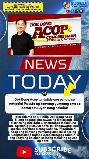 Dok Bong Acop Wagi sa Antipolo Special Elections 2026!#AntipoloCity #DokBongAcop #SpecialElections