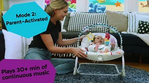 Baby Einstein Ocean Explorers Kick to It Opus Musical Infant to Toddler Rocker, Baby Chair, Baby-Activated Music and Lights, Ages 0-30 Months