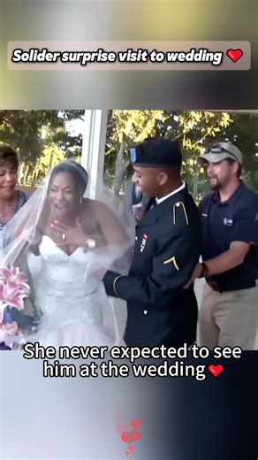 This is Definitely the Most Special Surprise of the Wedding!#Surprise#Military #brothersister