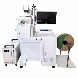 [Hot Item] Automatic Shrink Tube Cutting Laser Marking Machine