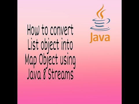 How to Convert List Object into Map Object using Java 8 Streams