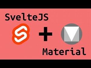 How To Use Material Design Components (Web) In A Svelte App - SvelteJS Material Components Tutorial