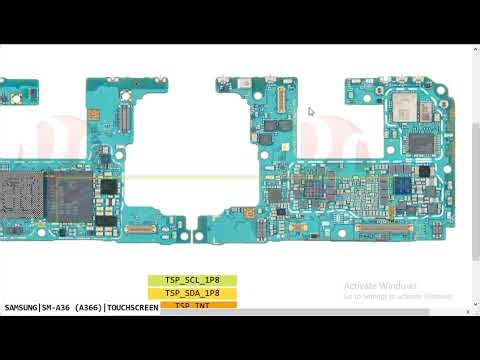 Samsung A36 5G Touch Screen Problem Touch Not Working Connector Ways Borneo Schematic 100% FI