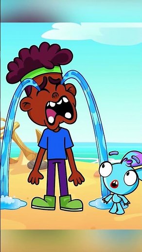 🏖️Mommy the mermaid found my toy!🧜‍♀️#kidsongs