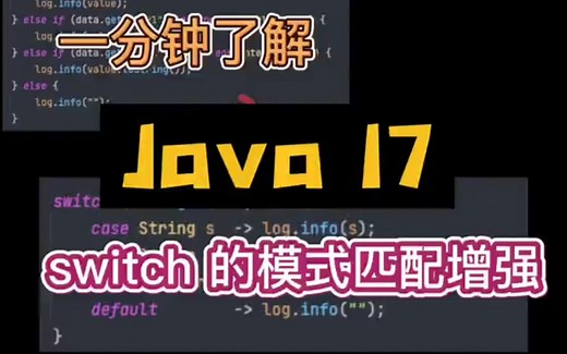 Java 17 新特性: switch模式匹配增强