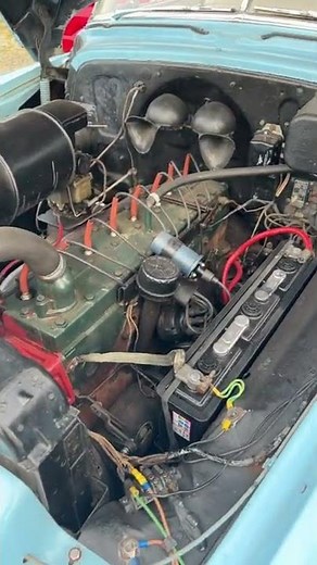 This car has a rare engine, inline 8 cylinder!