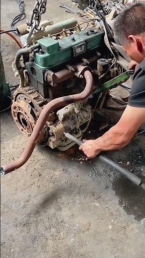 Diesel engine cold start process