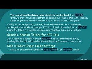 How to Use HttpOnly Tokens for Secure Authentication in Your React-Django App
