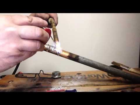 How to fix a leak in brass water line