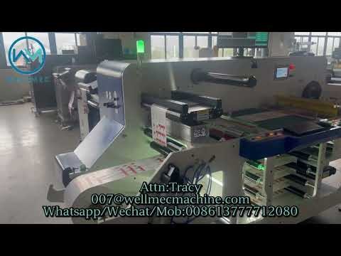 High Speed Label Visual Inspection Checking Machine,Stop 100% Label Inspecting Machine with Slitting