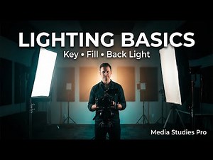 Lighting Basics Explained: Key Light, Fill Light & Back Light for Beginners | Media Studies Pro