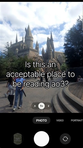 is hogwarts an acceptable place to read ao3?#foxtailsarmy#ao3#archiveofourown#fanfiction#harrypotter