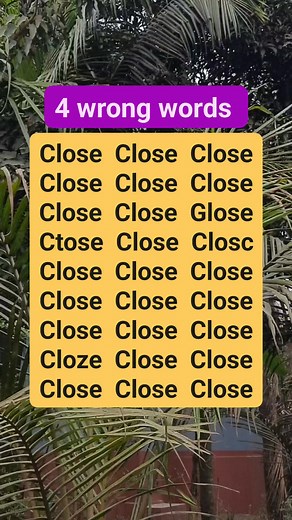Try four wrong words puzzle #reelschallenge #foryouシ #usareels #mistake #challenge #BrainTeaser #puzzletime #Brainstorming #unitedkingdom #UnitedStates | VisualBuzz