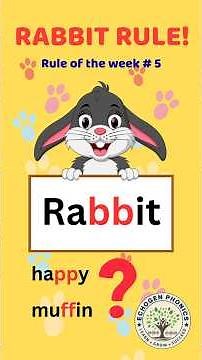 Why TWO B’s in RABBIT? | Double Consonant Spelling Rule Explained for Kids #echogenphonics #phonics