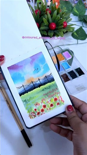 Easy watercolour painting #art #watercolor #music