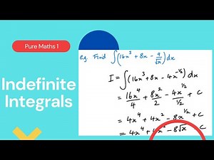 Indefinite Integrals (Edexcel IAL P1 9.2)