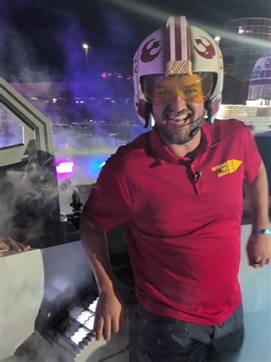 Experience LEGO X-Wing Flying on a Giant Screen