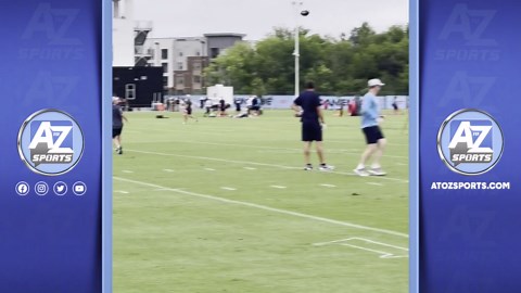 Titans QBs Work on Quick Feet and Quick Releases