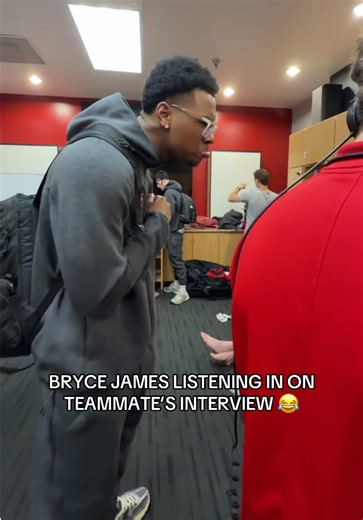 Bryce James Overhears Teammate's Interview