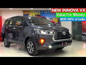 2021 Toyota Innova Crysta VX - Review | On Road Price | Features | Interior | 2.4 7 Seater Manual