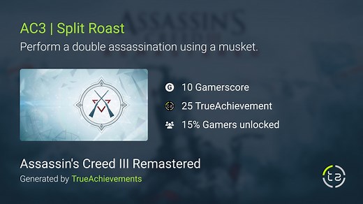 AC3 | Split Roast achievement in AC III Remastered