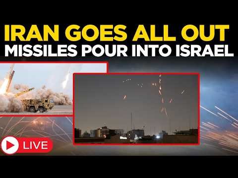 LIVE: Iran Attacks With Full Might, Israel Hit Across Haifa, Tel Aviv, Jerusalem | Missiles vs Dome