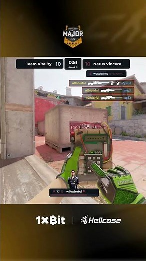 w0nderful completes a flawless 1v3 under maximum pressure #bo3 #starladder #major #budapest #cs #cs2