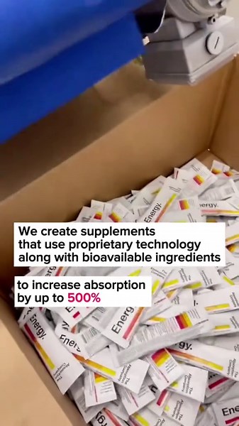 We create supplements with up to 500% more absorption, because when you absorb more, you feel more.