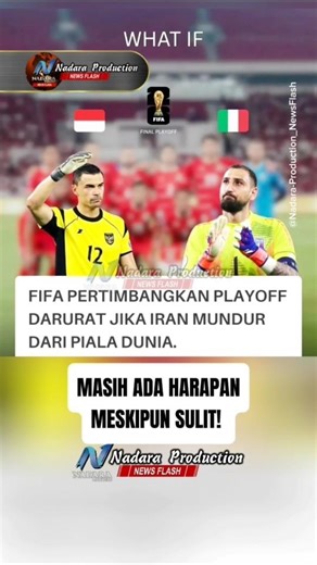 Emergency scenario: Indonesia & Italy still have a chance to qualify for the 2026 World Cup. #foo...