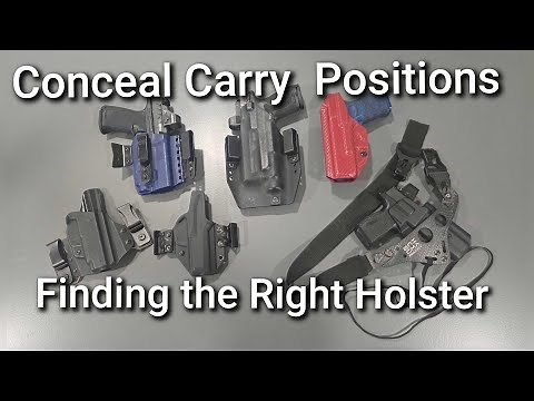 Conceal Carry Positions | Finding the Right Holster