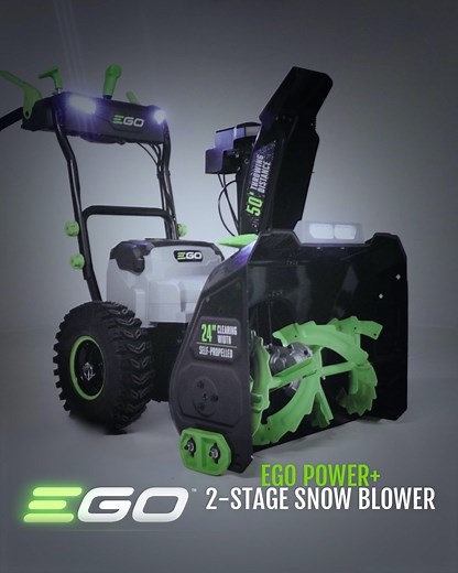 New! The only cordless 2-stage snow blower that delivers the power of gas. Now available at Lowe's, ACE & authorized dealers. | EGO