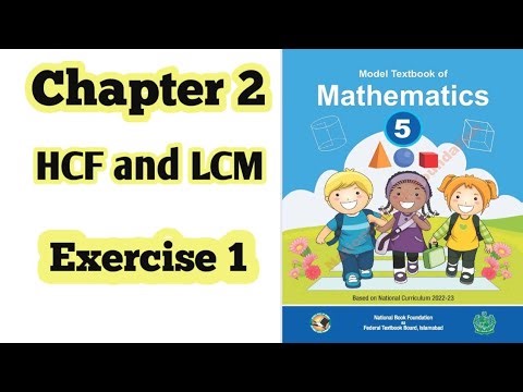 Class 5 math chapter 2 Exercise 1 | HCF and LCM |National book foundation|2024| ilmi darasgah