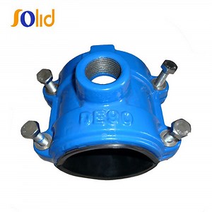 [Hot Item] Ductile Iron Pipe Fitting Ductile Iron Repair Saddle for Di Pipe