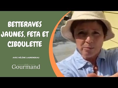 RECETTE DE BETTERAVES JAUNES, FETA ET CIBOULETTE