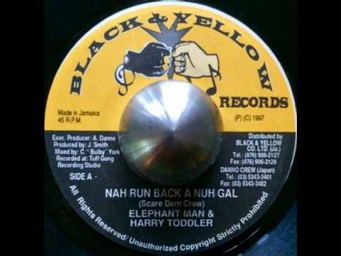 Elephant Man Feat. Harry Toddler - Nah Run Back A Nuh Gal (Betty Davis Riddim) 1997 {Black & Yellow}