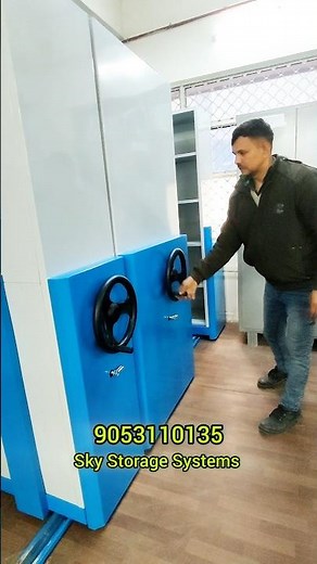 Mobile Compactor storage systems 📈🔥 #shorts #mobilecompactor #filecompactor #furniture #storage