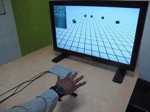 Leap Motion real-time data into Datascape