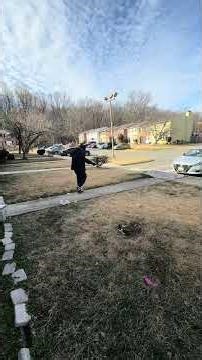 Husband tries the tarp method for snow Removal (First Time!) ❄️👏