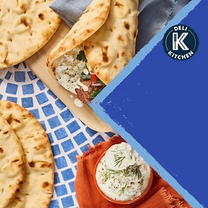 Perfect for Autumn. Flatbread with grilled meats, salads, baked veg or feta crumbles 🌞 ✨Need inspiration? Browse our recipes. | Deli Kitchen