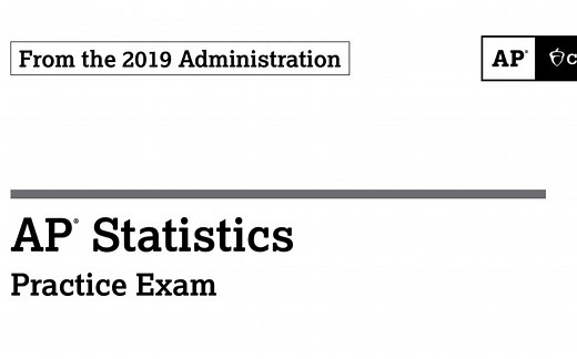AP统计真题讲解 2019