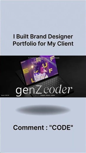 🔥 Modern Portfolio Website using GSAP