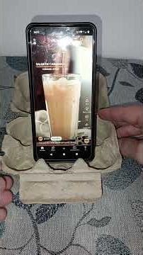 DIY cell phone stand using things you probably already have at home