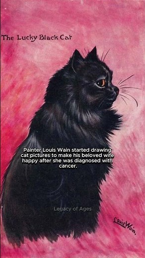 Louis Wain: The Artist Who Painted Through Madness. #history #art