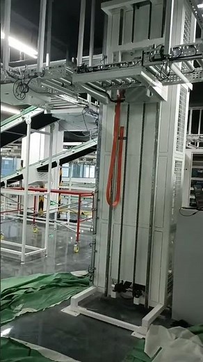 🎥 Master Vertical Logistics: Single-Column Lifter in Action! 🚀 #materialhandling #xyesconveyor