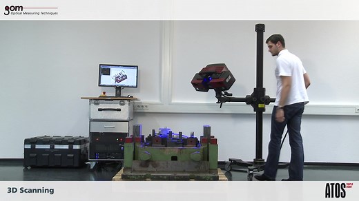 德国GOM ATOS-TS三维扫描仪演示