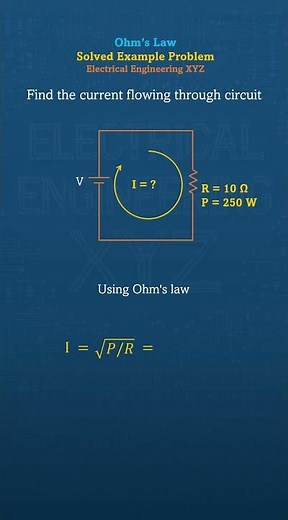 Ohms law example 25