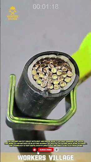 Precision Cable Cutting tool #skilledworker #workersvillage #tools